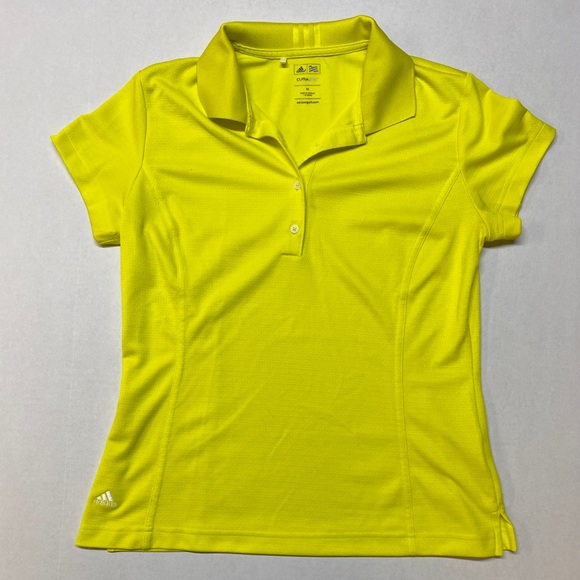 adidas Tops - adidas Women's Yellow Button Down Shirt